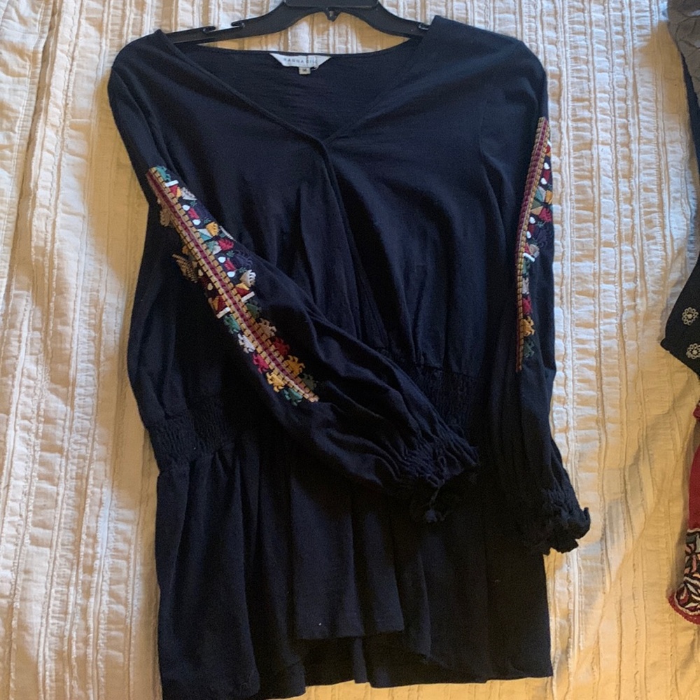 Anthropologie -Ranna Gill embroidered tunic